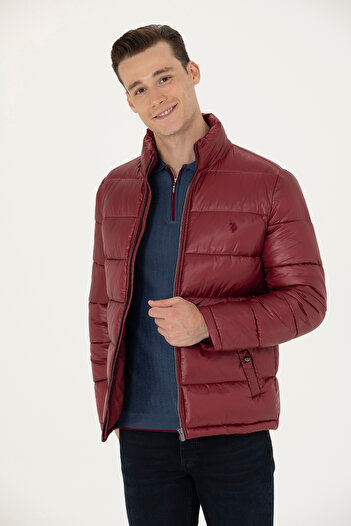 U.S. Polo Assn. Men's Burgundy Coat 50271094-Vr014
