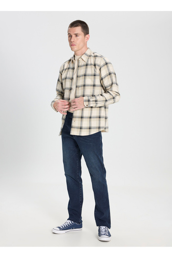 WRANGLER Relaxed Beige Men's Shirt W 242608900   Beige Shirt