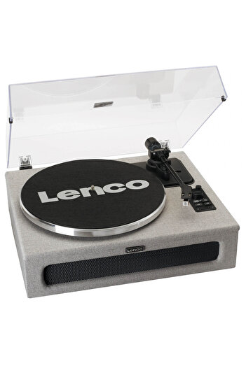 Lenco LS-440GY Gri Kumaş Dahili Hoparlörlü Bluetooth Pikap