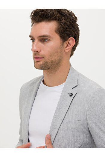 Cacharel Açık Gri Ex. Slim Fit Ceket 50269215-VR001