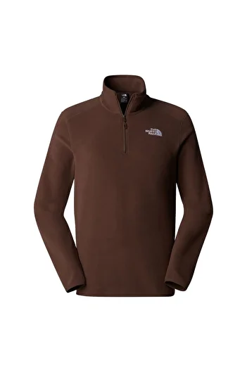 THE NORTH FACE Glacier m 100 Men's Short Zip Fleece - Nf0A855W1Oi1 Brown