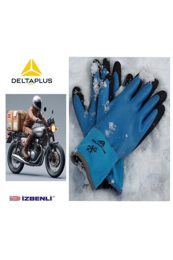 Delta Plus -30 °   Cold Weather and Waterproof Thermo Motocourier Gloves