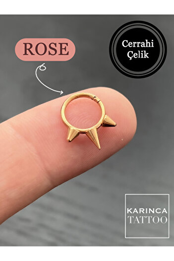 Karınca Piercing Fashion Moda Spike Piercing Halka Helix Kulak Nipple Meme Ucu Tragus Septum Piercing Küpe