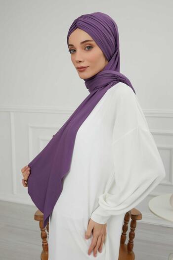 Aisha's Design Πρακτικό χτενισμένο βαμβακερό σάλι, CPS-44, CPS-44, Μωβ 2