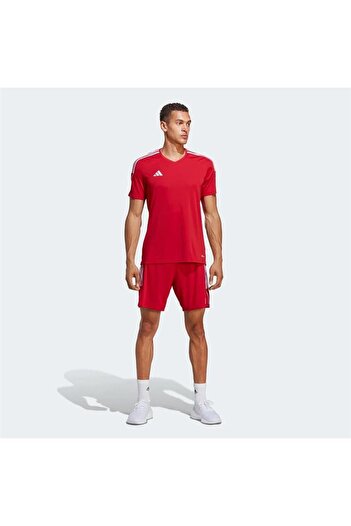 adidas Tiro 23 Sho Erkek Futbol Antrenman Şortu Ib8082 Kırmızı