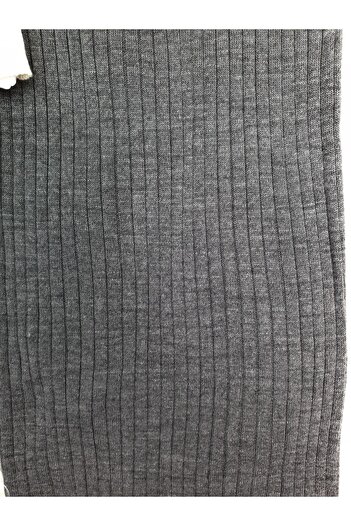 Modamorfo Double Pocket Ribbed Knitwear Set - Smoked