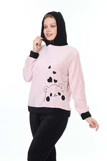 mervemoda KADIN WELSOFT PİJAMA TAKIM