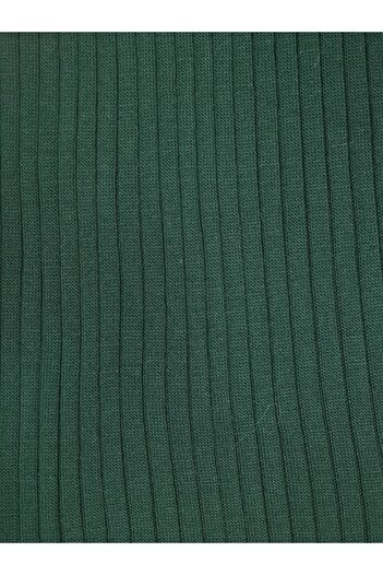 Modamorfo Double Pocket Ribbed Knitwear Set - Emerald