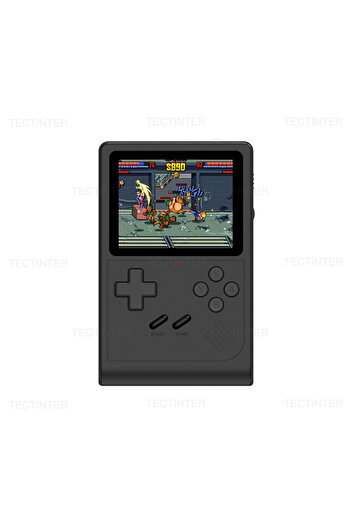 Choice Black GB300 Portable Handheld Game Player 3.0 inch Screen TV Video Game Console AV Output Retro Game