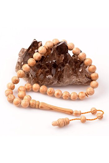 Taş Sandığı Scented Tar Tree Prayer Beads - 9.5 Mm