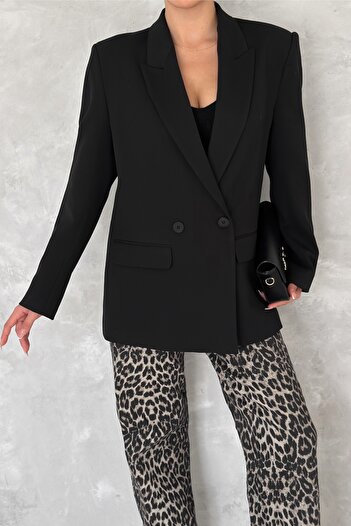 FEMELLE Women's Gray Lined Blazer Jacket