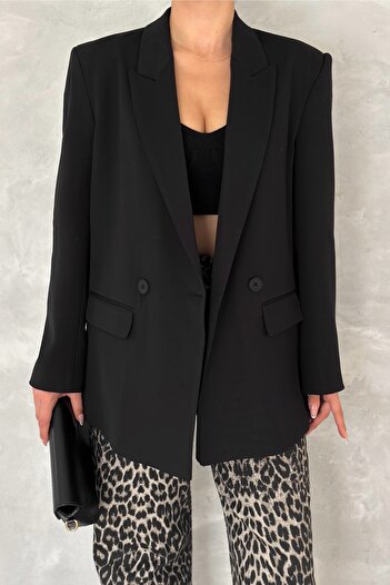 FEMELLE Women's Gray Lined Blazer Jacket