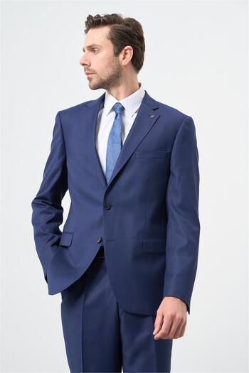 İmza Темно-синій моно комір 6 Drop Comfort Fit Classic Костюм 1001245169