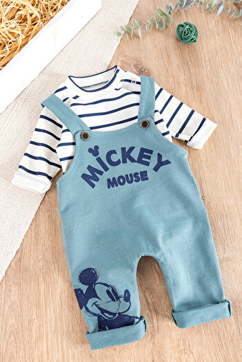 Babymod 2-Piece Figured Jumpsuit and Salopet Set for Baby Boy