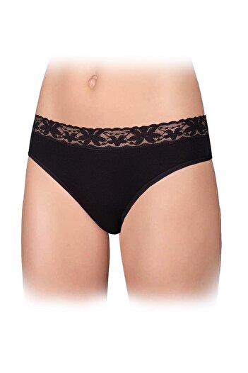 Berrak 2080 Single Jersey Lycra Lace 6-Piece Slip Panties