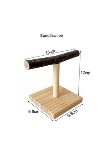 Choice Natural Wood Natural Desktop Stand Pet Parrot Raw Wood Fork Tree Branch Stand Rack Squirrel Bird Ham