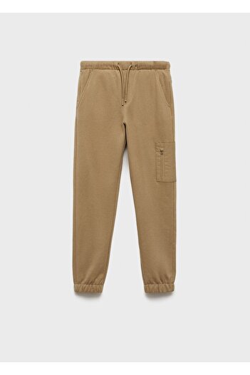 MANGO Kids Cotton Jogger Pants