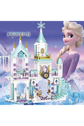 Choice1 Disney Frozen Dream Princess Elsa Ice Castle Princess Anna Set Building Model Blocks Gifts Toy