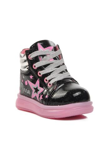 WALKWAY Sirius-B Black-Pink Kids Boots