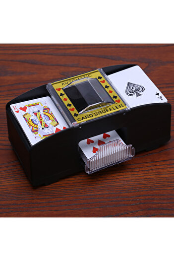 APWIKOGER AUTOMATIC PLAYING CARDS SHUFFLER POKER CASINO ONE/TWO DECK CARD SHUFFLE SOR