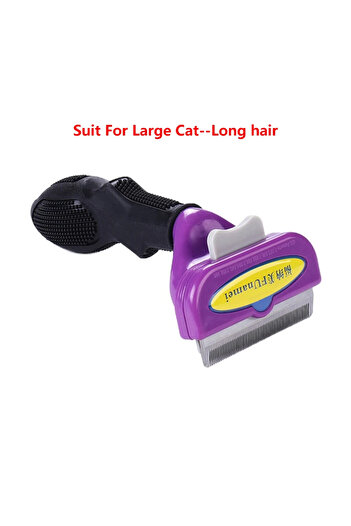 choice2 Cat L - Long hair Pet Cat Hair Removal Combs Pet Grooming Brush Dogs Cats Hair Shedding Massage Comb
