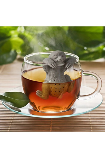 Choice 1pc Bradypod Tea Infuser Reusable Cute Loose Tea Strainer Filter Diffuser Silicone Kitchen Tools...