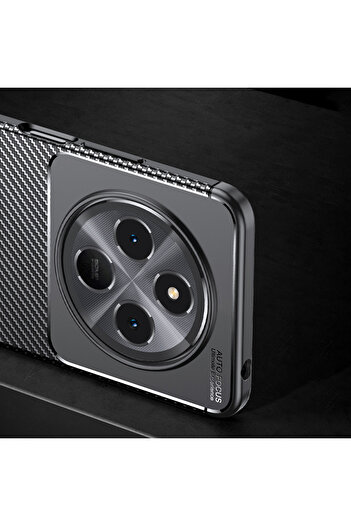 Fibaks For Xiaomi Redmi 14C 4g Case with Camera Protruding Carbon Fiber Pattern Does Not Discolor Protective Cover Case