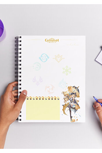 Home Genshin Navia Spiral Notebook A5 (50 Sheets)