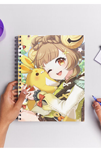 Home Genshin Yaoyao Spiral Notebook A5 (50 Sheets)