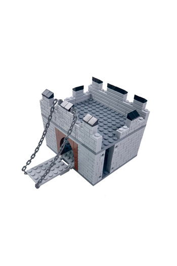 Choice citydoor-0731-1 MOC City Walls Building Blocks Toys for Boys Compatible Technical Blocks Weapons Mon