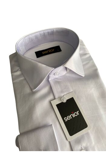 SENİOR Men's Lycra Cotton Satin Shirt