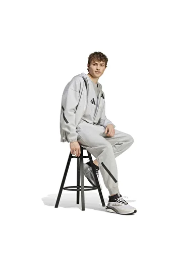 adidas Z.N.E. Men's Gray Hooded Hoodie