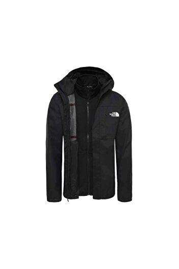 THE NORTH FACE Quest Triclimate Erkek Siyah Kapüşonlu Mont