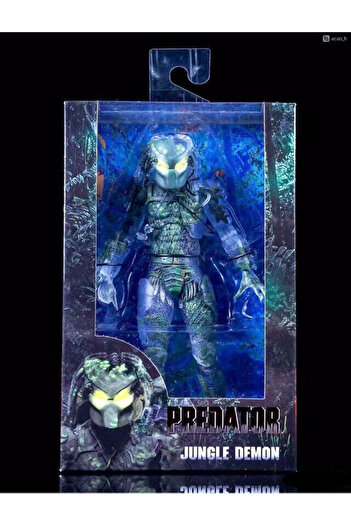 BANDAI A With Box Aliens vs Predator Jungle Demon Predator Hunter Unmasked Masked Action Figure 30th Annive