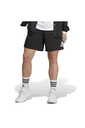 adidas Férfi Essentials fekete logós rövidnadrág - Ic9375