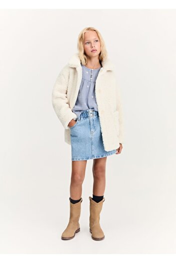 MANGO Kids İşleme detaylı bluz