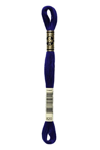 Dmc 820 2 Pieces Muline Yarn