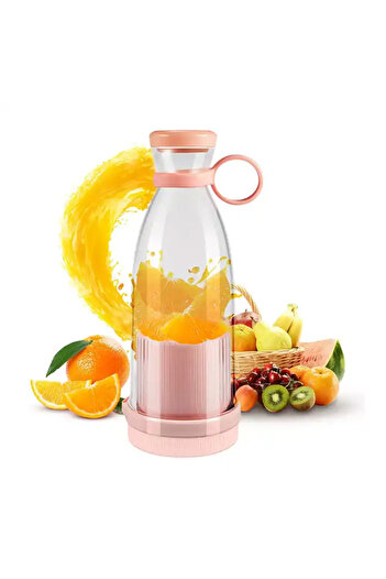 MIKO NICE Rechargeable Blender Fresh Juice Maker White/Pink Usb Portable Juice Bottle Mini Fast Electric Bl...