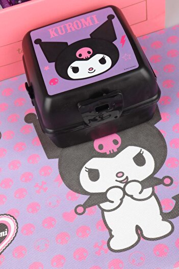 kuromi New Season 500 ml Water Bottle - Licensed Gift Box, Feeding Bowl and Stationery Set