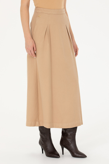 U.S. Polo Assn. Women's Sand Woven Skirt 50276018-Vr085