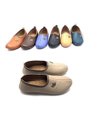 Deritarz Genuine Leather Hajj Umrah Tawaf Booties and Home Shoes