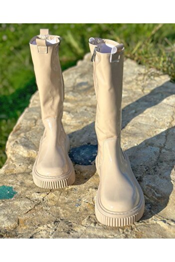 Surpie Shoes Çocuk Streç Çizme, Çocuk Esnek Bot-Çizme