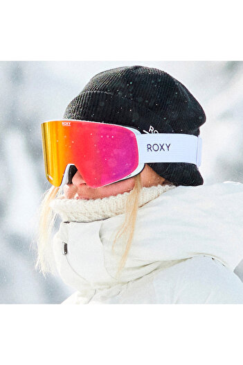 Roxy Feelin Color Luxe Women's White Goggle