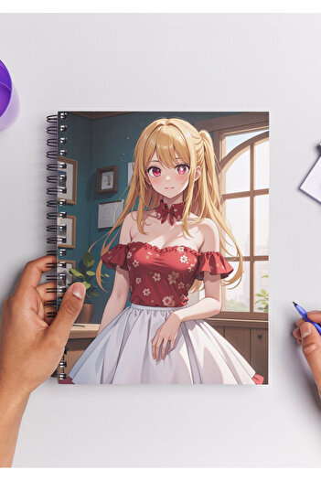 Home Oshi No Ko Anime Spiral Notebook A5 (50 Sheets)