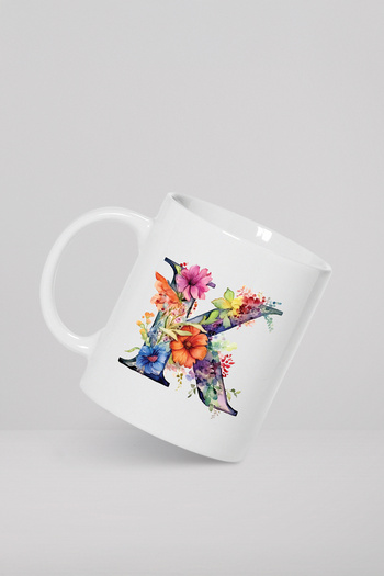 feinas Letters Porcelain Mug Cup