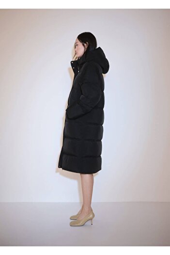 MANGO Woman Quilted long anorak