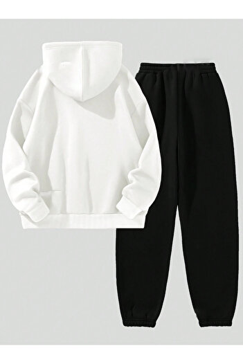 BukuriCO Los Angeles Printed Unisex Sports Set - Hooded, Winter Hoodie