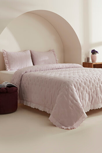 Karaca Home Aurora Lilac Double Bedspread