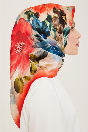 Armine Sura Silk Scarf - 24Ya9133 1 36 Model