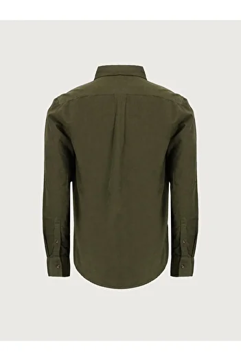 Ltb Thin Ribbed Green Shirt